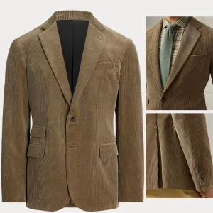 Vintage Corduroy Men's Blazers Luxury High Quality Wedding Dresses Clothes Men Jacket Suits Spring/Autumn Retro Casual Coats